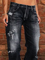 Full Size Distressed Raw Hem Jeans Plus Size