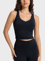 Millennia Cropped Sport Tank - Ladyez