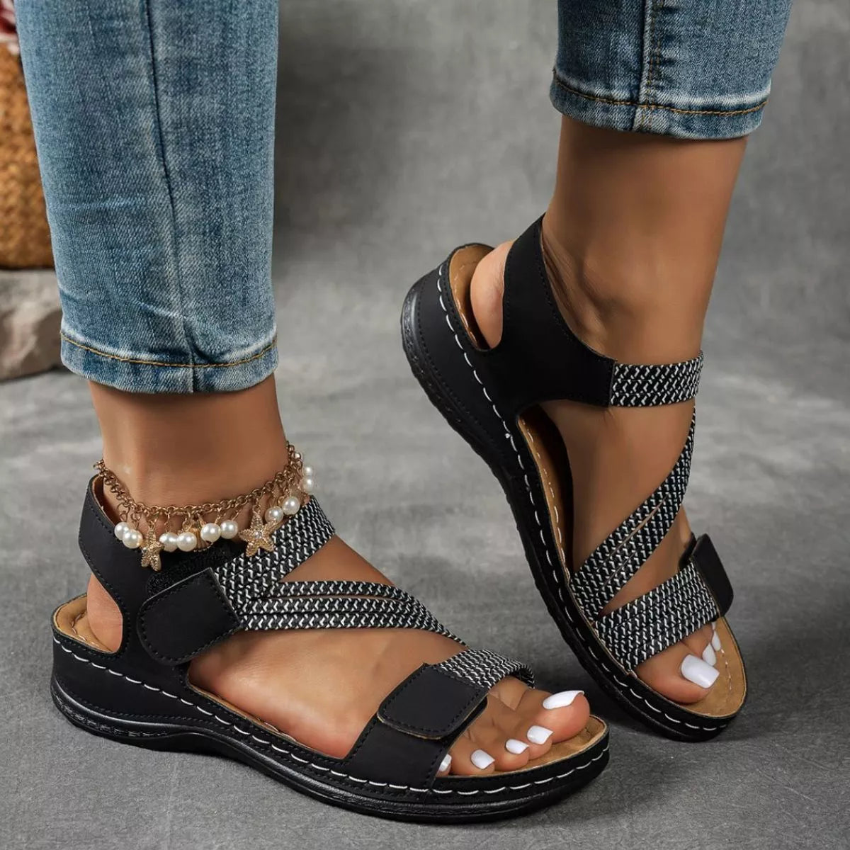 Open Toe Wedge Sandals