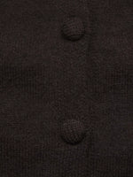 Crew Neck Button-Up Cardigan
