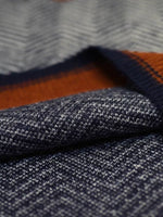 Chevron Pattern V-Neck Knit Sweater Vest