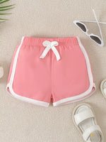 Children's Letter Graphic Tee and Shorts Set