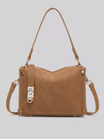 PU Leather Crossbody Bag with Adjustable Strap