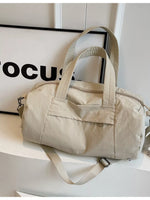 Solid Color Lightweight Travel Duffel Bag
