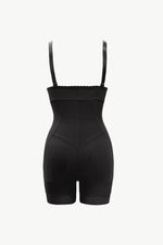 Full Size Zip Up Under-Bust Shaping Bodysuit - Ladyez