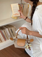 Woven Texture Crossbody Bag