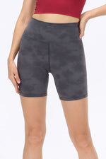 Wide Waistband Sports Shorts - Ladyez