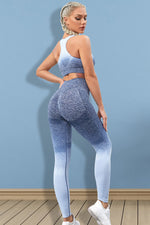 Gradient Sports Tank and Leggings Set - Ladyez