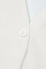 Short Sleeve Notched Blouse - Ladyez