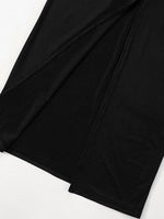 Off-Shoulder Flounce Sleeve Maxi Dress