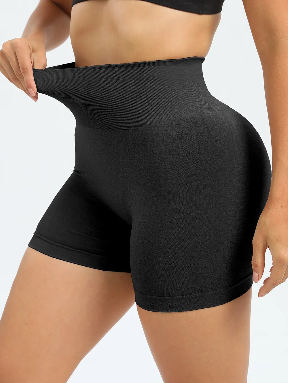 High Waist Active Shorts - Ladyez