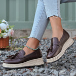 Round Toe Slip-Ons