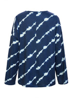 Striped Round Neck Long Sleeve T-Shirt