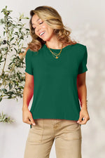 Basic Bae Full Size Round Neck Short Sleeve T-Shirt Plus Size