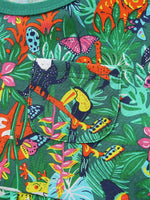 Children's Printed Round Neck Dress