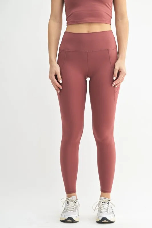 MONO B Venice Cloud Light Sculpt High-Waisted Leggings - Ladyez