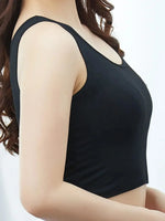 Scoop Neck Cropped Tank Top