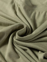 Solid Color Long Sleeve Fitted Top