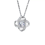 1 Carat Moissanite 925 Sterling Silver Pendant Necklace