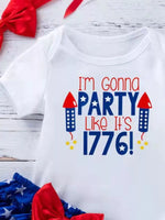Children's Little Miss America Patriotic Outfit Set
