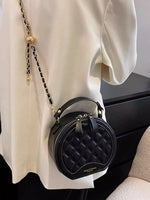 Quilted Chain Strap Crossbody Bag