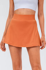 High Waist Pleated Active Skirt - Ladyez