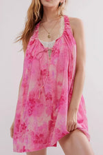Printed Sleeveless Summer Mini Dress
