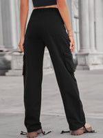 Drawstring Cargo Jeans - Ladyez