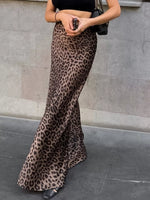 Leopard Print Maxi Skirt