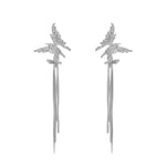 Butterfly Fringe Dangle Earrings