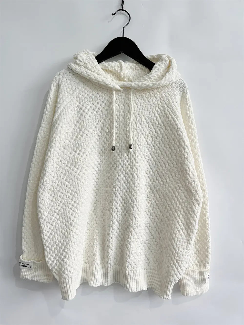 Drawstring Long SleeveHooded Sweater