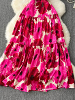 Floral Print Tiered Cami Dress