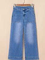 High-Waisted Wide Leg Flare Jeans