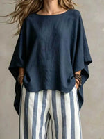 Full Size Solid Color Top and Pants Set Plus Size