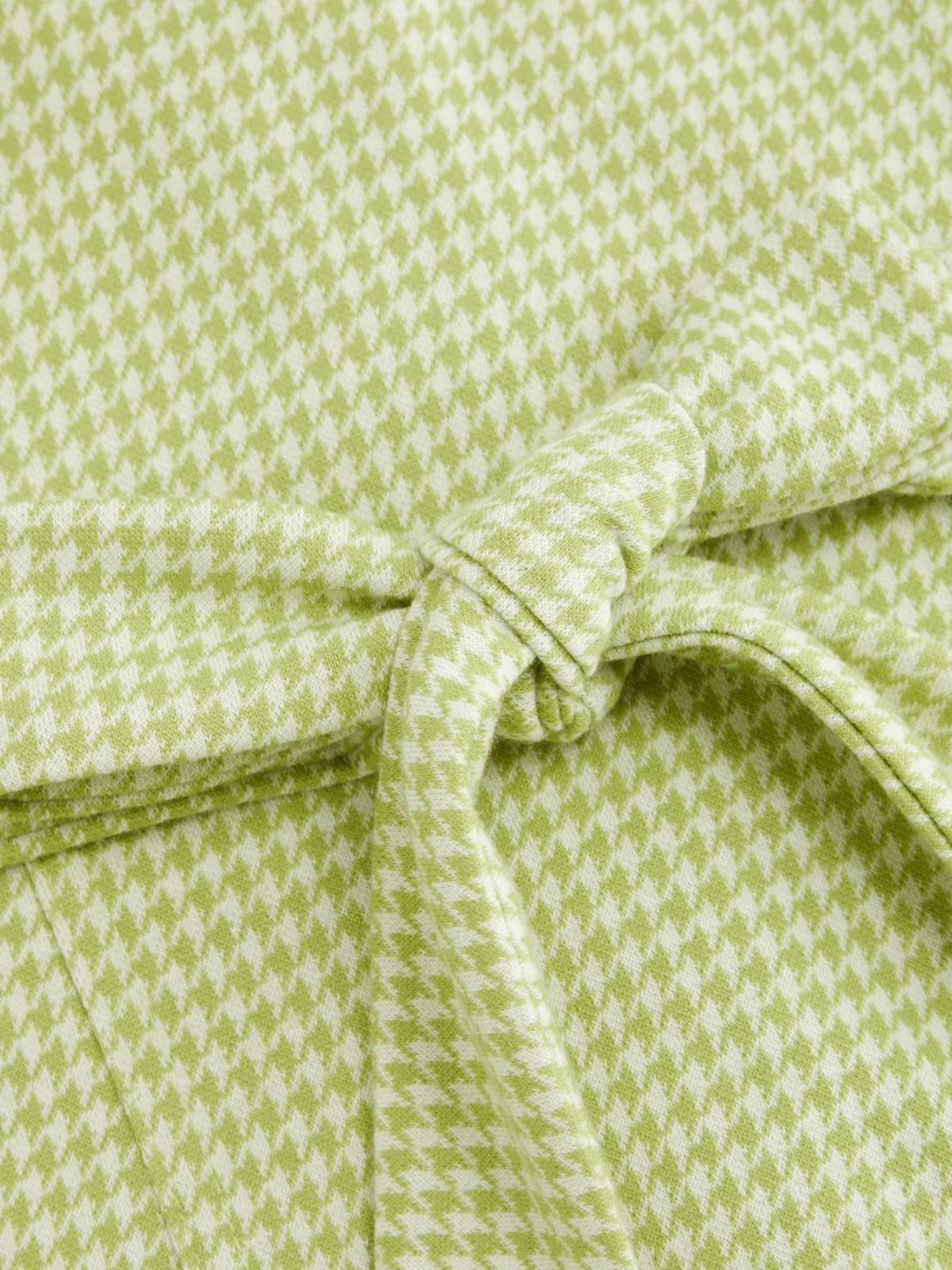 Gingham Button-Front A-Line Mini Dress - Ladyez