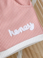 Children's Honey Flower Waffle Knit Tee and Shorts Set