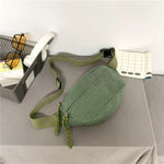 Corduroy Casual Sling Bag