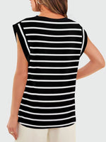 Striped Round Neck Tank