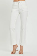 RISEN Full Size Mid Rise Jeans with Pockets