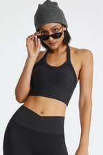Halter Neck Active Cami - Ladyez
