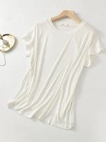Plus Size Round Neck Short Sleeve T-Shirt
