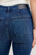 Judy Blue High-Waisted Flare Jeans with Front Pockets