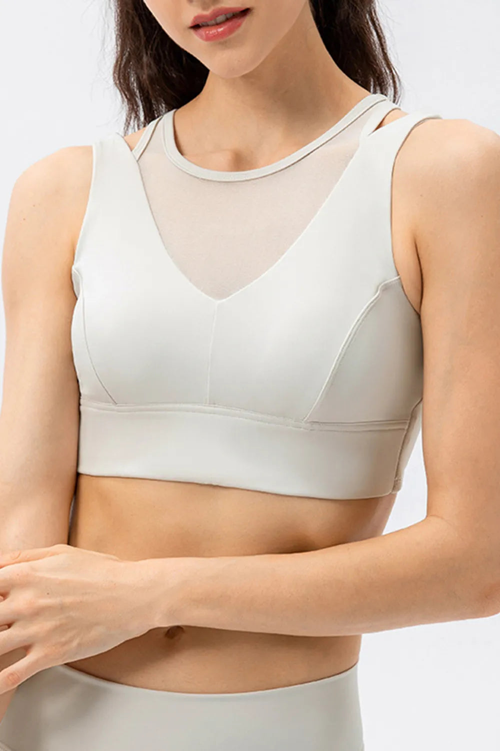 Cutout Wide Strap Active Tank - Ladyez