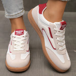 Lace Up Round Toe Sneakers