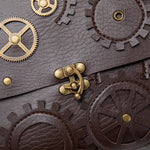 Steampunk Gear Decorated Crossbody Bag