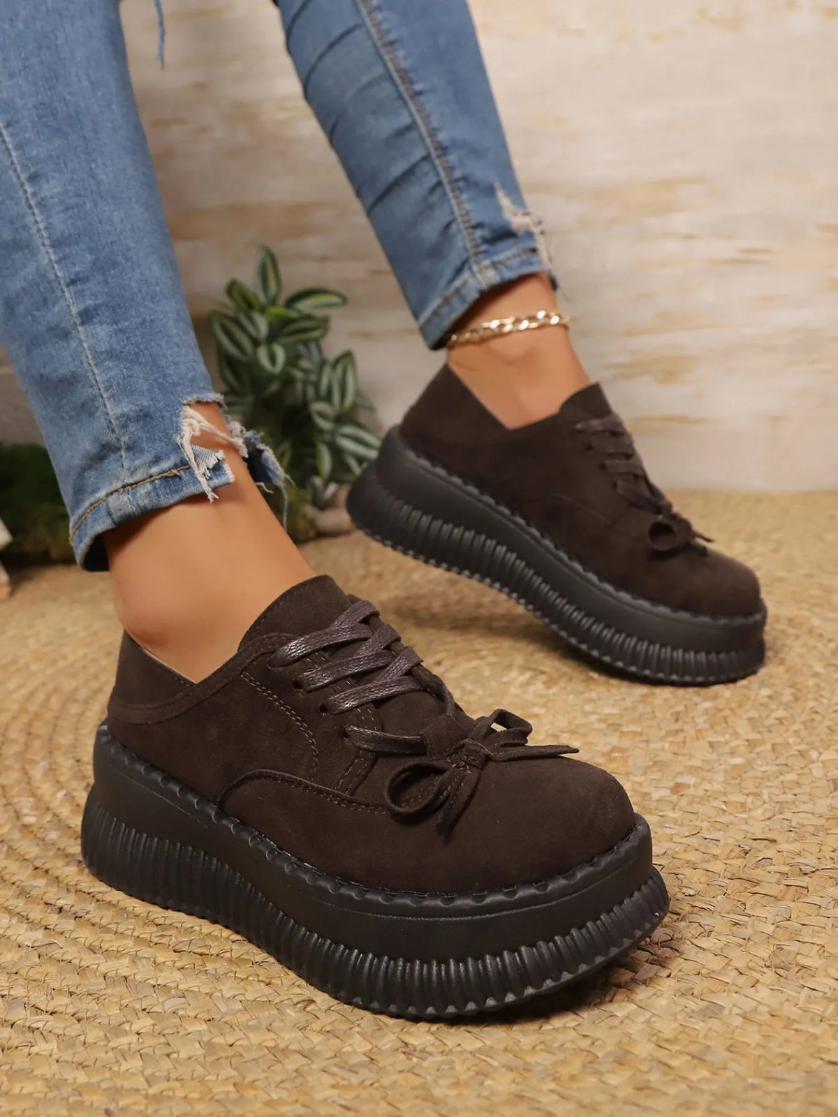 LaceUp Platform Loafers