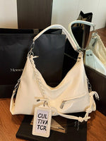 Vintage Braided Strap Shoulder Bag