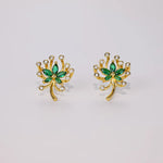 925 Sterling Silver Moissanite Stud Earrings - Ladyez