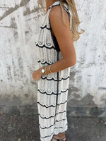 Sleeveless Crochet Longline Cardigan
