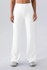 High Waist Straight Active Pants - Ladyez